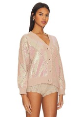 Line & Dot Mother Of Pearl Sweater