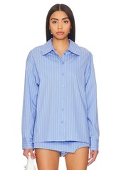 Line & Dot Oxford Button Down