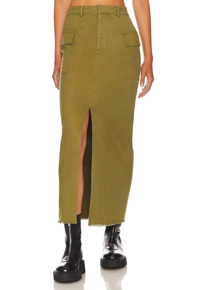 Line & Dot Summer Maxi Skirt