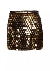 Line & Dot Mina Sequined Miniskirt