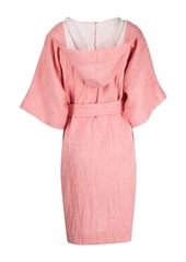 Lisa Marie Fernandez hooded cotton-linen dressing gown