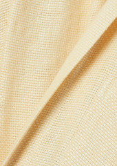 Lisa Marie Fernandez - Belted linen-gauze hooded robe - Neutral - 0