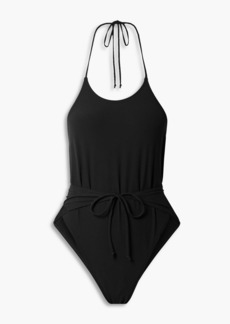 Lisa Marie Fernandez - Halterneck swimsuit - Black - 0
