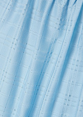 Lisa Marie Fernandez - Laure linen-blend jacquard midi dress - Blue - 2