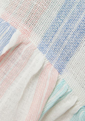 Lisa Marie Fernandez - Laure cropped striped linen-blend gauze jumpsuit - Multicolor - 0