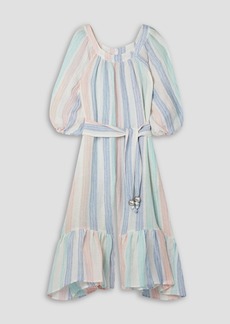 Lisa Marie Fernandez - Laure cropped striped linen-blend gauze jumpsuit - Multicolor - 0