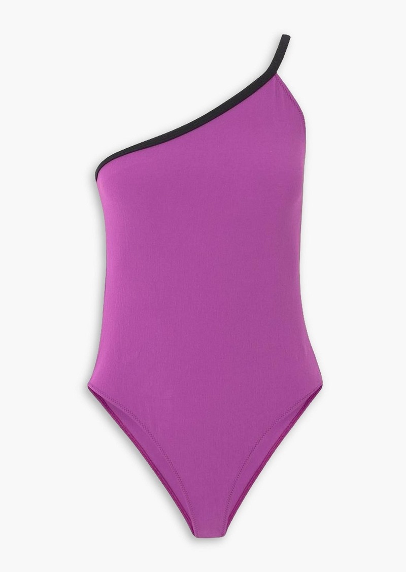 Lisa Marie Fernandez - One-shoulder swimsuit - Purple - 0