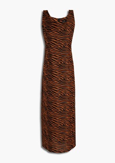 Lisa Marie Fernandez - Tiger-print cotton midi dress - Animal print - 2