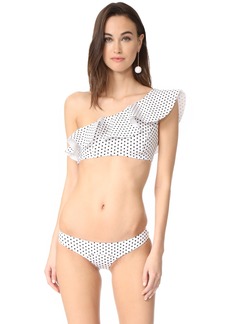 Lisa Marie Fernandez Arden Flounce Bikini Set