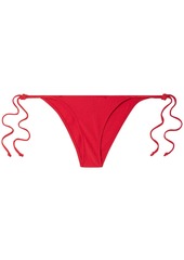 Lisa Marie Fernandez Woman Imaan Stretch-crepe Low-rise Bikini Briefs Red