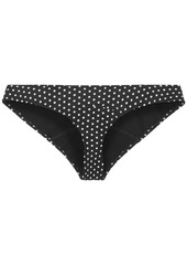 Lisa Marie Fernandez Woman Mira Polka-dot Low-rise Bikini Briefs Black