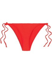Lisa Marie Fernandez Woman Selena Stretch-crepe Low-rise Bikini Briefs Red