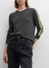 Lisa Todd Crewneck Color-Pop Cashmere Sweater