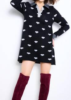Lisa Todd Heart Content Dress In Black/silver