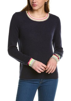Lisa Todd Neon Crewneck Wool & Cashmere-Blend Sweater