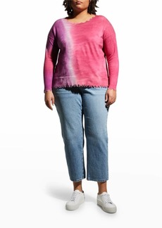 Lisa Todd Plus Size Skyline Raw Edge Sweater