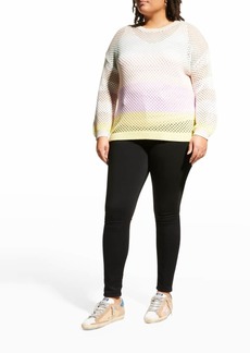 Lisa Todd Plus Size Stripe Shock Sweater