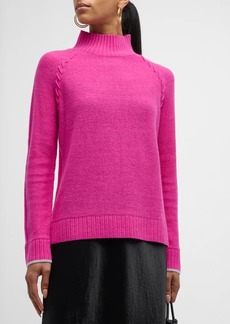 Lisa Todd Soft Supply Mock-Neck Cashmere Sweater