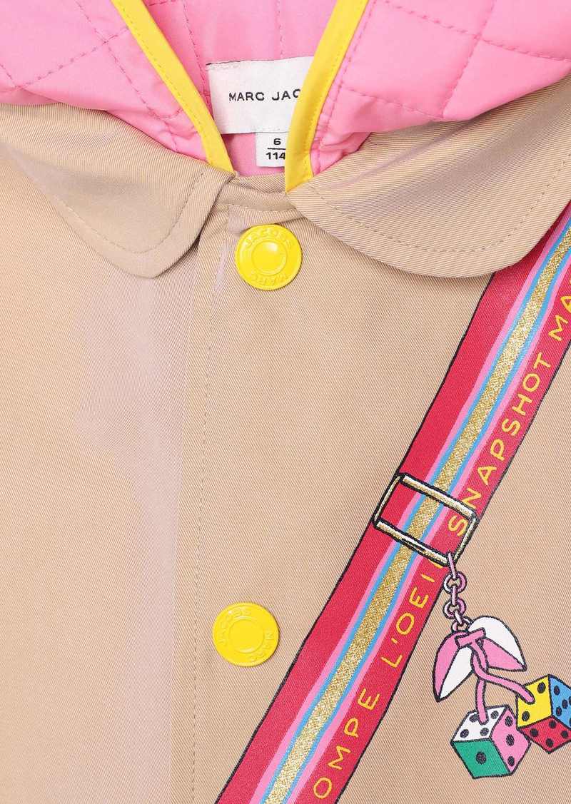 Little Marc Jacobs Beige Hooded Trench Coat