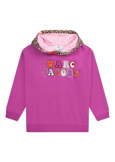 Little Marc Jacobs Pink Logo Hoodie