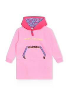 Little Marc Jacobs Pink Logo Sweater Dress