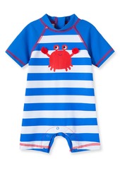 Infant Boy's Little Me Crab Rashguard Swimsuit