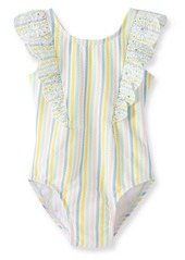 Infant Girl's Little Me Stripe One-Piece Swimsuit