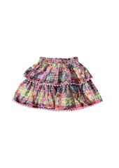 Little Me Kids Accent Skirt In Pink Neon