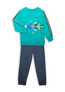 Little Me Little Boy's 2-Piece Sweatshirt & Joggers Set