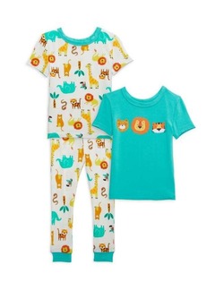 Little Me Little Boy's 3-Piece Safari Pajama Set