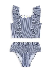 Little Me Little Girl's 2-Piece Striped Bikini Set