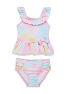 Little Me Little Girl’s 2-Piece Tie-Dye Swimsuit Set