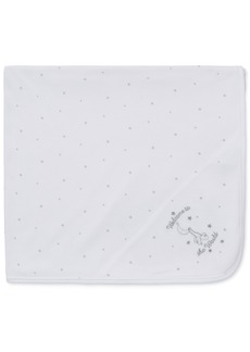Little Me Baby Boys or Baby Girls Welcome To The World Receiving Blanket - White