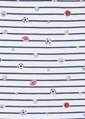 Little Me Baby Boys Sports Star Printed Cotton Blanket - Navy
