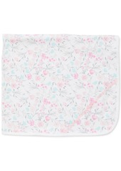 Little Me Baby Girls Floral Watercolor Cotton Blanket