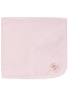 Little Me Baby Girls Sweet Bear Blanket - Light Pink