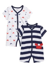 Little Me Crab 2-Pack Rompers (Baby)