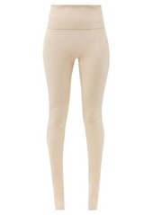 Live The Process Seamless Ballet stirrup-cuff rib-knitted leggings