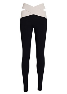 Live The Process Orion Two-Tone Criss Cross Leggings