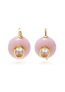 Lizzie Fortunato - Pablo Amethyst Gold-Plated Earrings - Pink - OS - Moda Operandi - Gifts For Her
