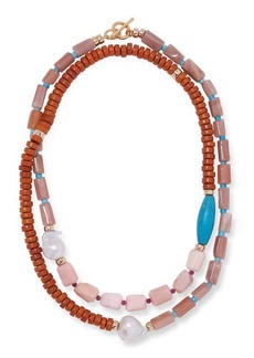 Lizzie Fortunato Cabana Cultured Pearl Necklace