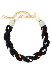 Lizzie Fortunato Soho Collar Necklace in Black at Nordstrom