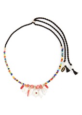 Lizzie Fortunato Isola Genuine Pearl Charm Beaded Necklace in Multi at Nordstrom