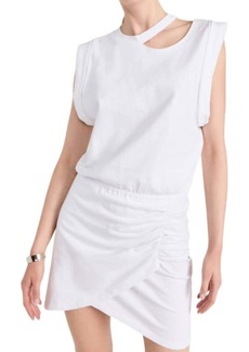 LnA Glen Dress In White