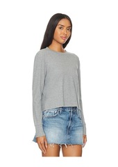 LNA Long Sleeve Cotton Rib Crew Tee