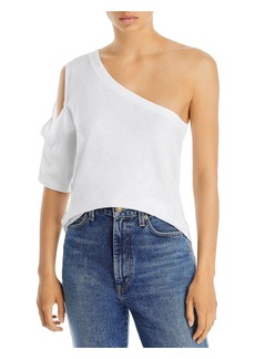 LnA Womens Cotton Asymmetric T-Shirt