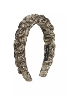 Loeffler Randall Braided Metallic Headband
