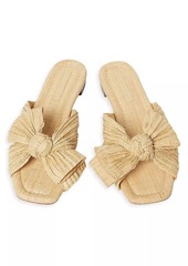 Loeffler Randall Daphne Pleated Knot Sandals