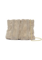 Loeffler Randall Ember diamanté-mesh crossbody bag