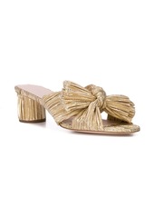 Loeffler Randall Emilia pleated knot mules